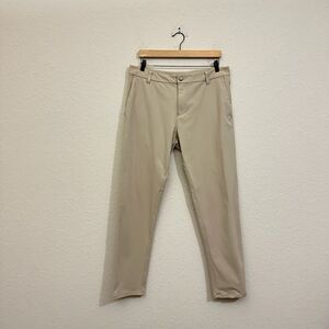 LULULEMON Commission Pant Chino Beige Classic Warpstreme Performance